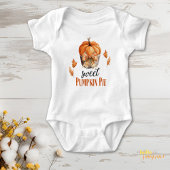 Sweet Pumpkin Pie Fall Baby Strampler