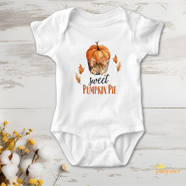 Sweet Pumpkin Pie Fall Baby Strampler