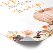 Sweet Pumpkin Rustikale Gebete für Baby Poster (Ecke)