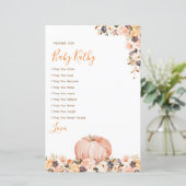 Sweet Pumpkin Rustikale Liebe Gebete für Baby (Stehend Vorderseite)