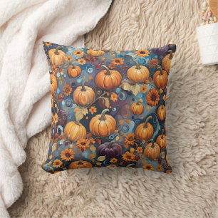Sweet Pumpkins Fall Pattern Kissen