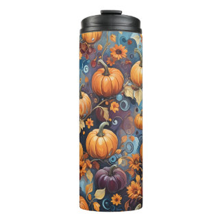 Sweet Pumpkins Fall Pattern Thermosbecher