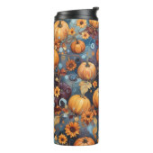 Sweet Pumpkins Fall Pattern Thermosbecher (Nach links gedreht)