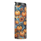 Sweet Pumpkins Fall Pattern Thermosbecher (Nach rechts gedreht)