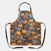 Sweet Pumpkins Fallmuster All-Over-Print-Schürze Schürze (Vorderseite)