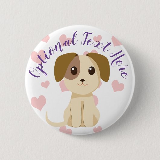 Sweet Puppy Button (Vorderseite)