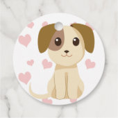 Sweet Puppy Geschenkanhänger (Rückseite)