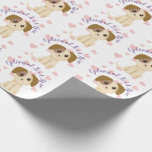 Sweet Puppy Geschenkpapier (Ecke)