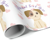 Sweet Puppy  Geschenkpapier (Rolleneckpunkt)