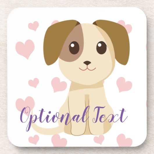 Sweet Puppy Getränkeuntersetzer (Vorderseite)