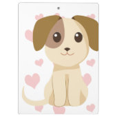 Sweet Puppy Klemmbrett (Rückseite)