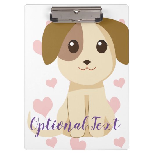 Sweet Puppy Klemmbrett (Vorderseite)