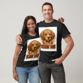 Sweet Puppy Sticker: Adorable Canine Decal Design T-Shirt (Unisex)