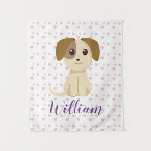 Sweet Puppy Wandteppich