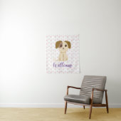 Sweet Puppy Wandteppich (Beispiel)
