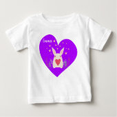 Sweet Rabbit mit Herz-T - Shirt (Vorderseite)