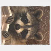 SWEET RACCOON FLEECEDECKE (Vorderseite (Horizontal))