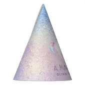 Sweet Rainbow Unicorn Glittery Birthday Party Partyhütchen (Links)