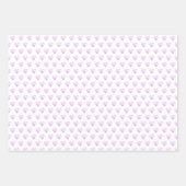 Sweet Rainbow Unicorn Hearts Glittery Geschenkpapier Set (Vorderseite 3)