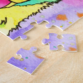 Sweet Rainbow Watercolor Corgi Jigsaw Puzzle (Seite)