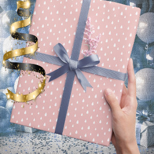 Sweet Raindrop Muster Wrapping Paper Roll Geschenkpapier