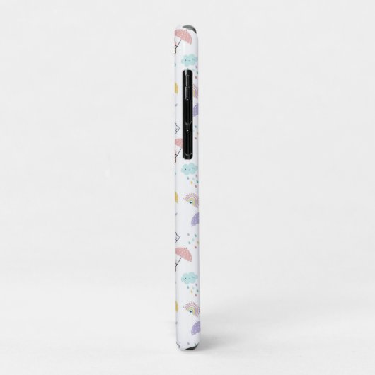 Sweet Rainy Day Pattern Case-Mate iPhone Hülle (Hinten/Links)