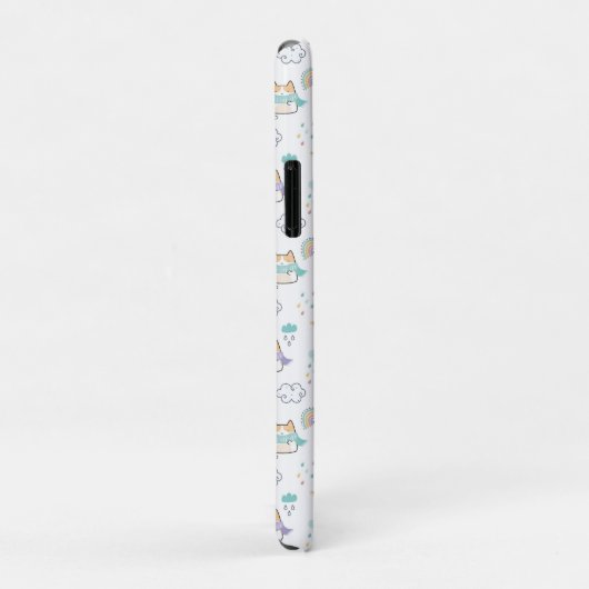 Sweet Rainy Day Pattern Case-Mate iPhone Hülle (Hinten/Rechts)
