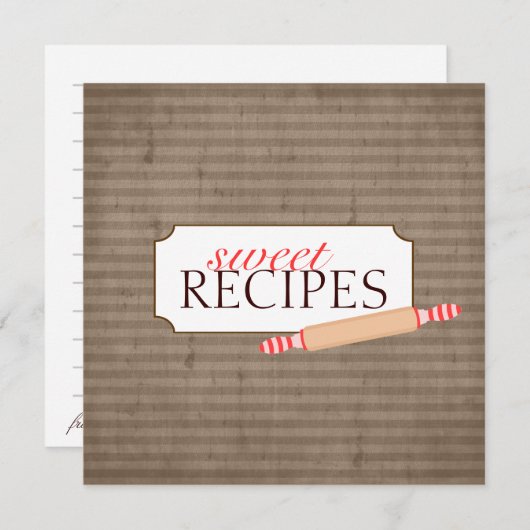 Sweet Recipe Trading Card Collection (Vorne/Hinten)