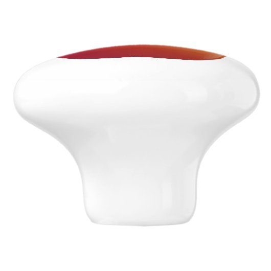 Sweet Red Apple Keramikknauf (Seitenansicht)