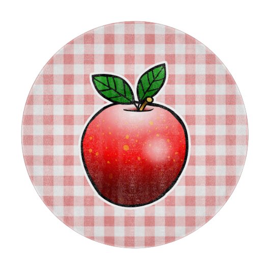 Sweet Red Apple Schneidebrett (Vorderseite)