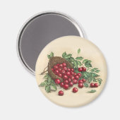 Sweet Red Cherries Magnet (Vorderseite/Rückseite)