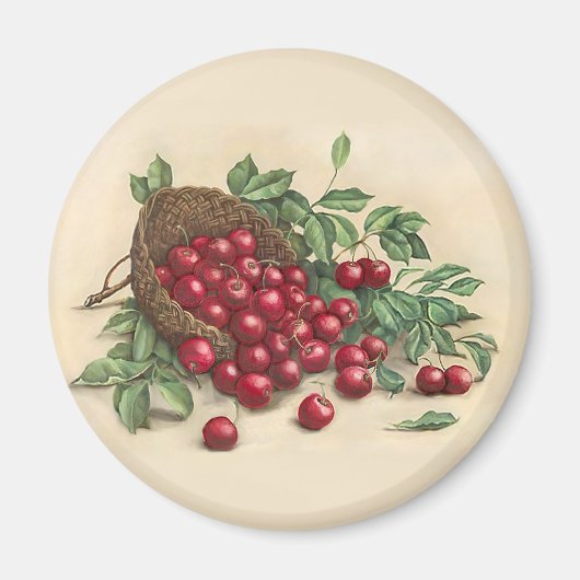 Sweet Red Cherries Magnet (Vorne)
