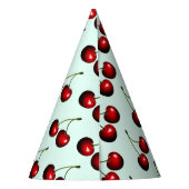 Sweet Red Cherries Partyhütchen (Rückseite)
