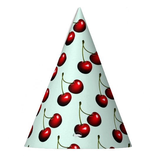 Sweet Red Cherries Partyhütchen (Links)
