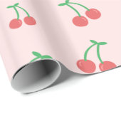 Sweet Red Cherry Muster Geschenkpapier (Rolleneckpunkt)