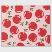 Sweet Red Cherry Muster Geschenkpapier (Flach)