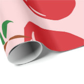 Sweet Red Cherry Muster Geschenkpapier (Rolleneckpunkt)