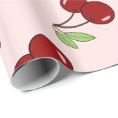 Sweet Red Cherry Muster Geschenkpapier (Rolleneckpunkt)