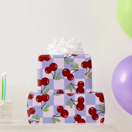 Sweet Red Cherry Muster Geschenkpapier (Partygeschenke)
