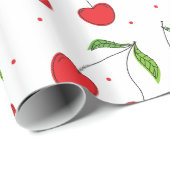 Sweet Red Cherry Muster Geschenkpapier (Rolleneckpunkt)