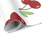 Sweet Red Cherry Muster Geschenkpapier (Rolleneckpunkt)