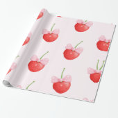 Sweet Red Cherry Muster Geschenkpapier (Ungerollt)