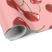 Sweet Red Cherry Muster Geschenkpapier (Rolleneckpunkt)