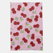 Sweet Red Cherry Muster Geschirrtuch (Vertikal)