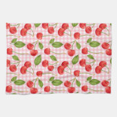 Sweet Red Cherry Muster Geschirrtuch (Horizontal)