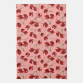 Sweet Red Cherry Muster Geschirrtuch (Vertikal)