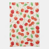 Sweet Red Cherry Muster Geschirrtuch (Vertikal)