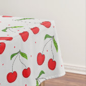 Sweet Red Cherry Muster Tischdecke (Beispiel)
