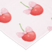 Sweet Red Cherry Muster Tischdecke (Schrägansicht)