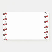 Sweet Red Cherry Sticky Notes Post-it Klebezettel (Vorderseite)